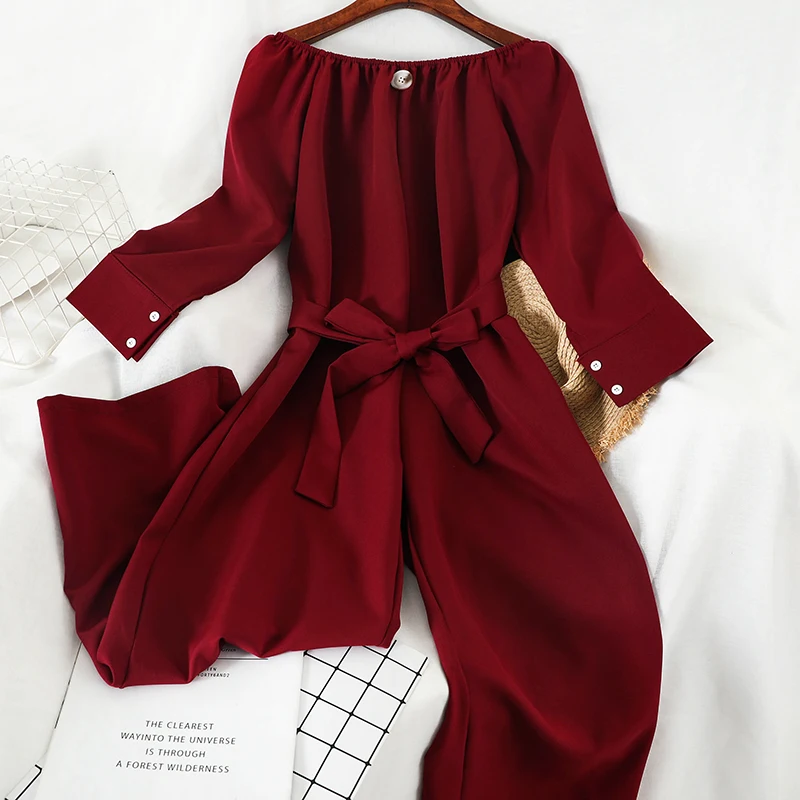 2019 new fashion women's clothing bodysuit rompers womens jumpsuit L838 | Женская одежда