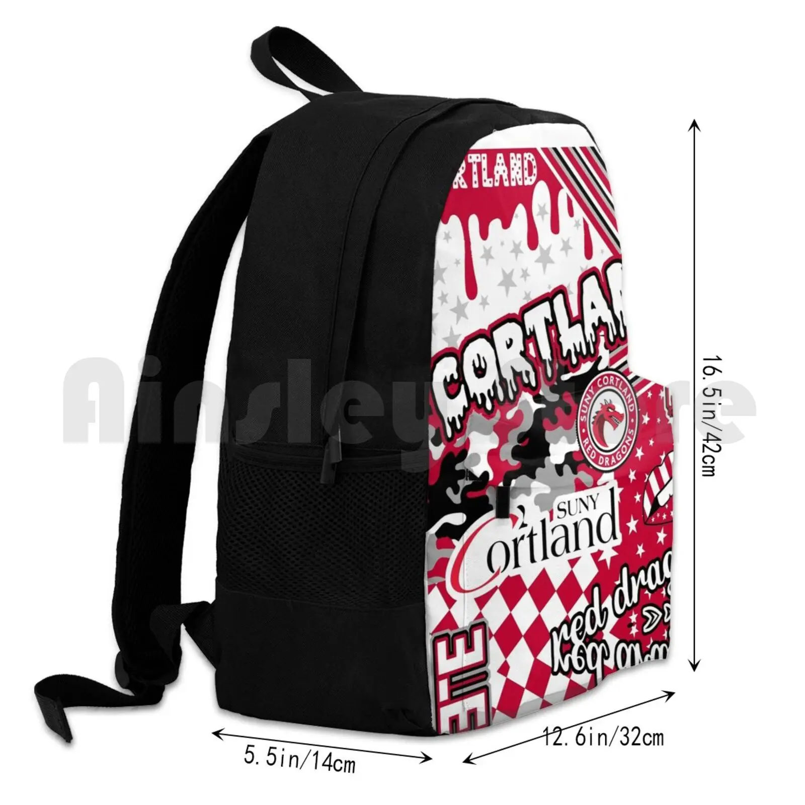 Cortland Outdoor Hiking Backpack Waterproof Camping Travel Red Cstate Game Day University Of Football College | Багаж и сумки