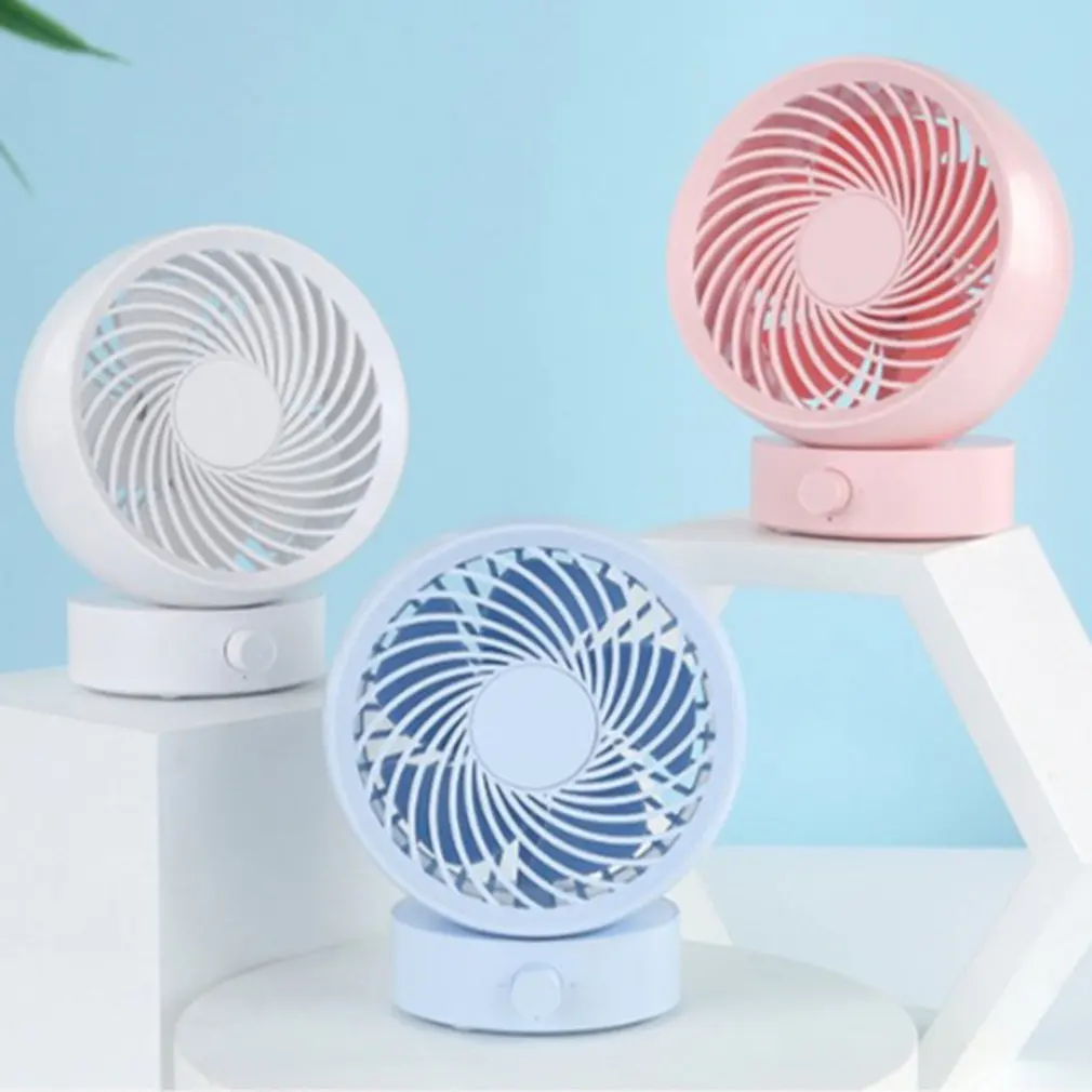 

5-inch Usb Desk Fan Small Personal Desk Fan With Strong Wind Silent Operation Portable Mini Fan For Office Room