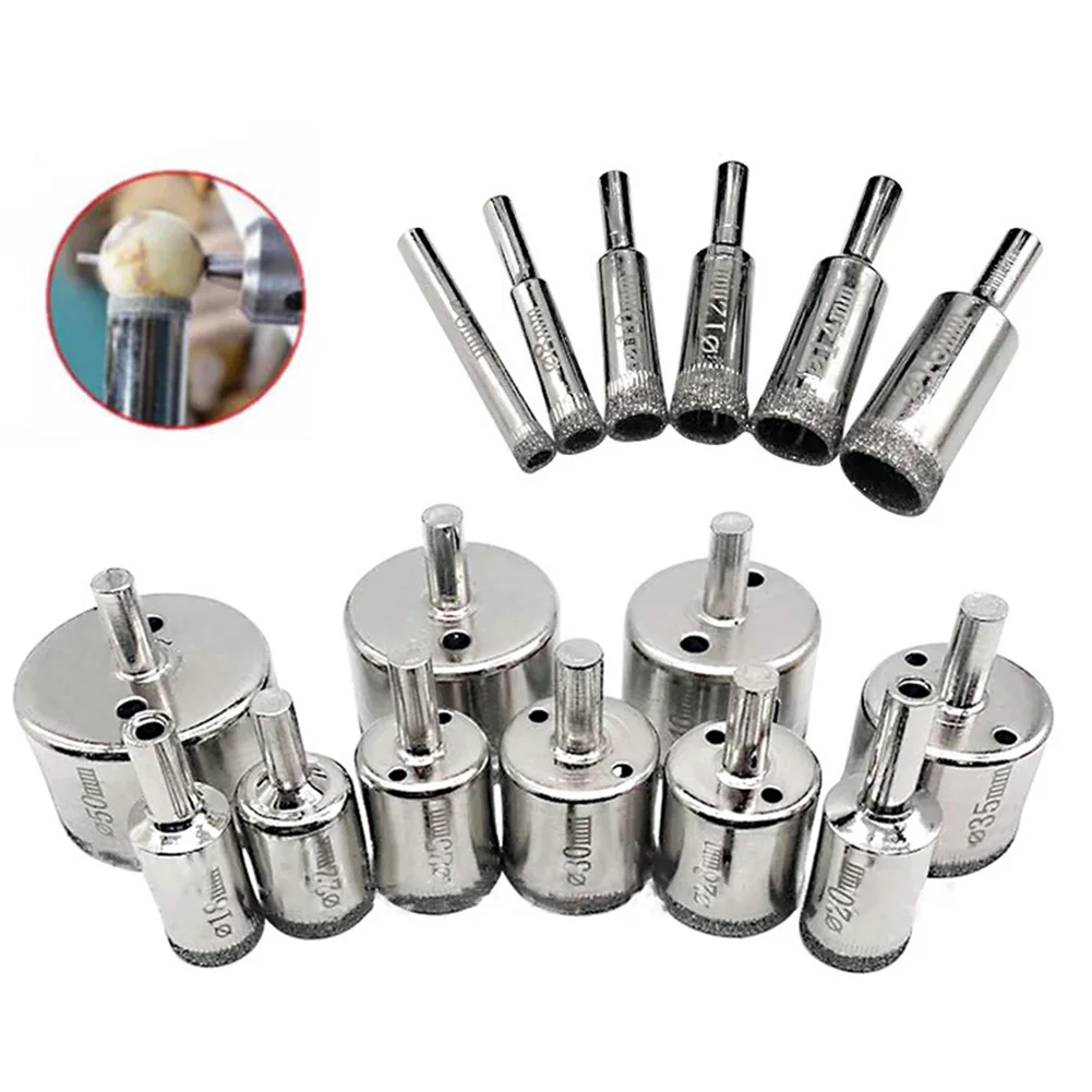 

Useful Holes Saw Drill Bit 16pcs Diamond Hole Saw 1 set Diamond Hole Saw Hole saw Set