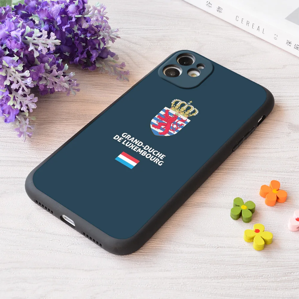 

For iPhone Luxembourg Print Soft Matt Apple Case
