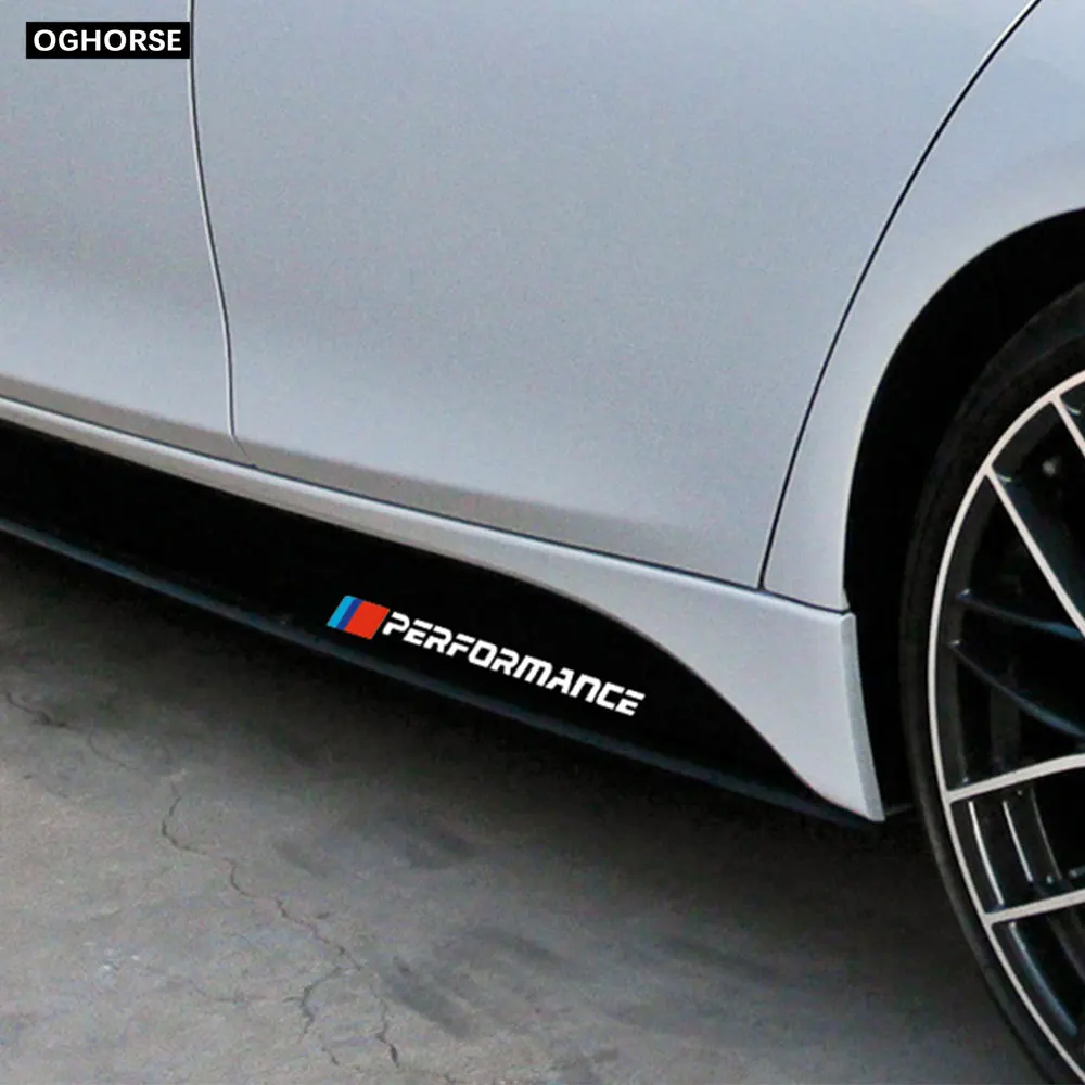 2 шт. наклейки на боковую юбку автомобиля BMW M sport f20 f22 f32 f80 f82 f30 f31 | Автомобили и