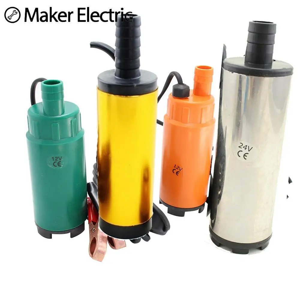 MK-8021 Series 12V 24V DC Electric Submersible Pump For Pumping Diesel Oil Water 30L/min Fuel Transfer Refueling Tool | Обустройство