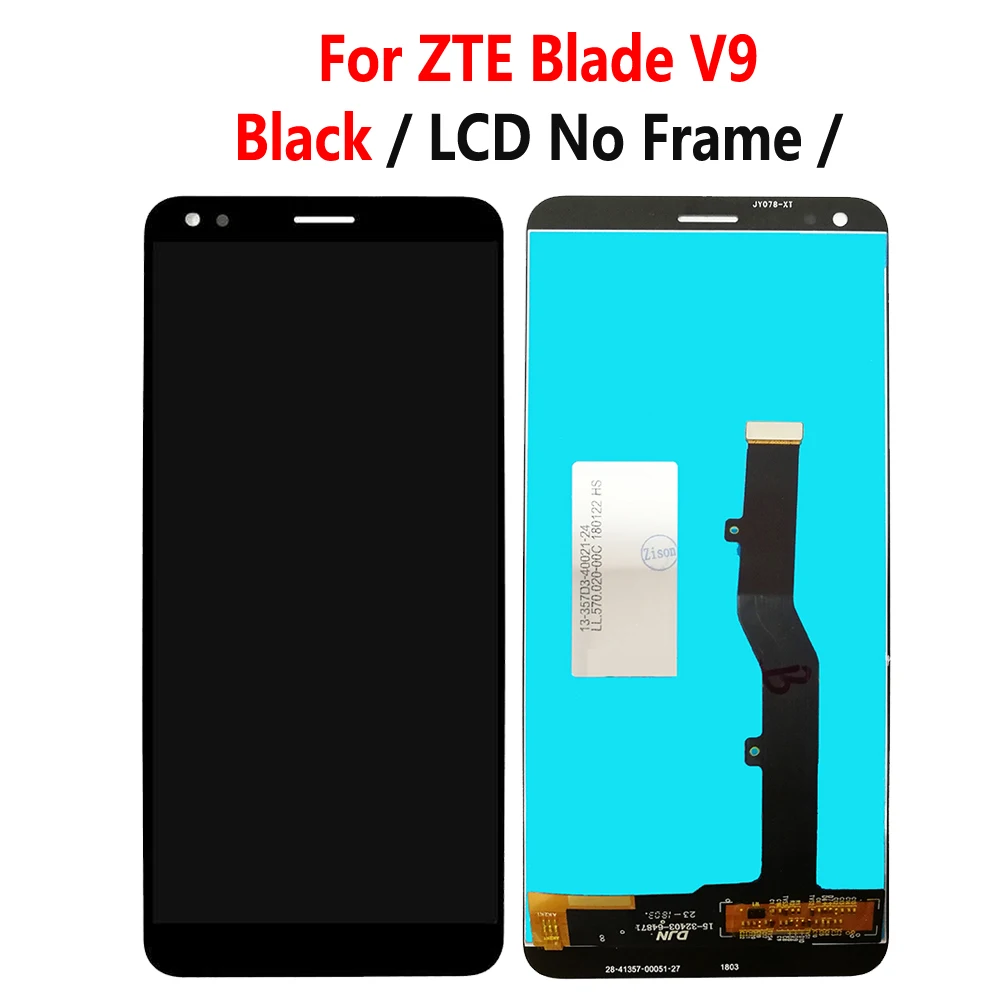 Дисплей IPS для ZTE Blade V9/V9 Vita с рамкой/без рамки|Экраны мобильных телефонов| |
