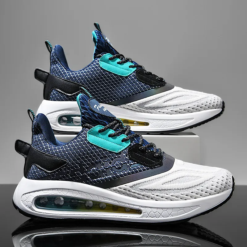 

Дышащая уличная мужская спортивная обувь, кроссовки для бега, прогулок, тренажерного зала, теннисная обувь с воздушной подушкой, мужские кр...