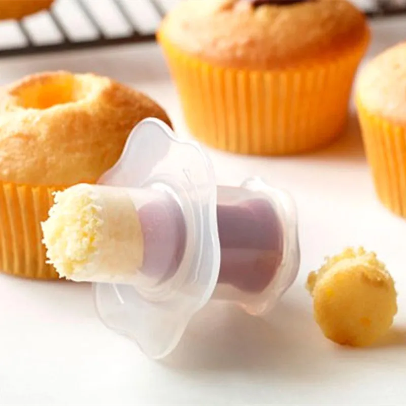 1 шт. резак для украшения тортов в виде красивых цветов|cupcake plunger|cupcake corercake corer |