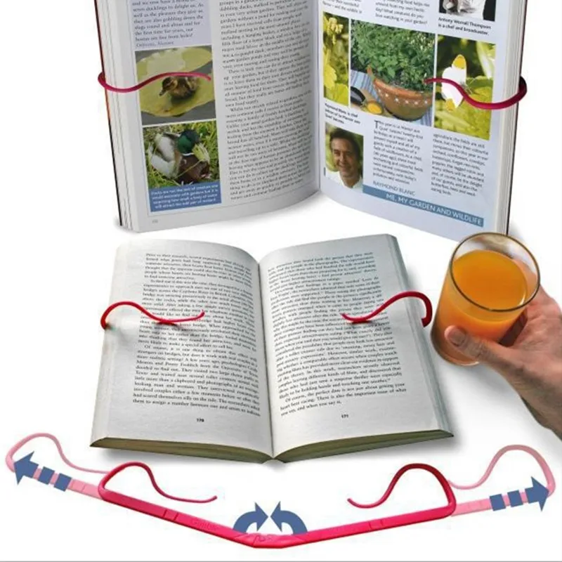 Корейский складной книжный стеллаж зажим для книг инструмент чтения школьные