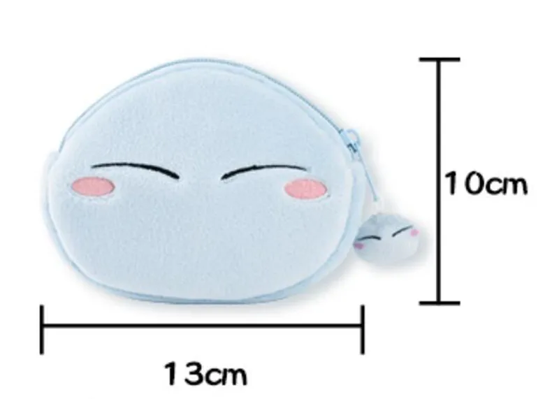 Anime Cartoon That Time I Got Reincarnated as a Slime Coin Purse Change Plush Wallet Halloween Cosplay Christmas Gift |