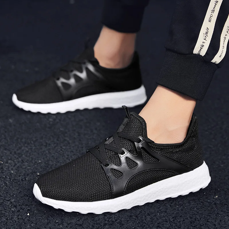 

2019 New Casual Shoes Men Breathable Autumn Summer Mesh Flat Shoes Sneakers Fashionable Breathable Lightweight Movement Shoe