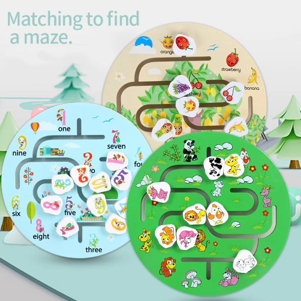 Деревянные игрушки Обучающие деревянные для детей развивающие головоломка