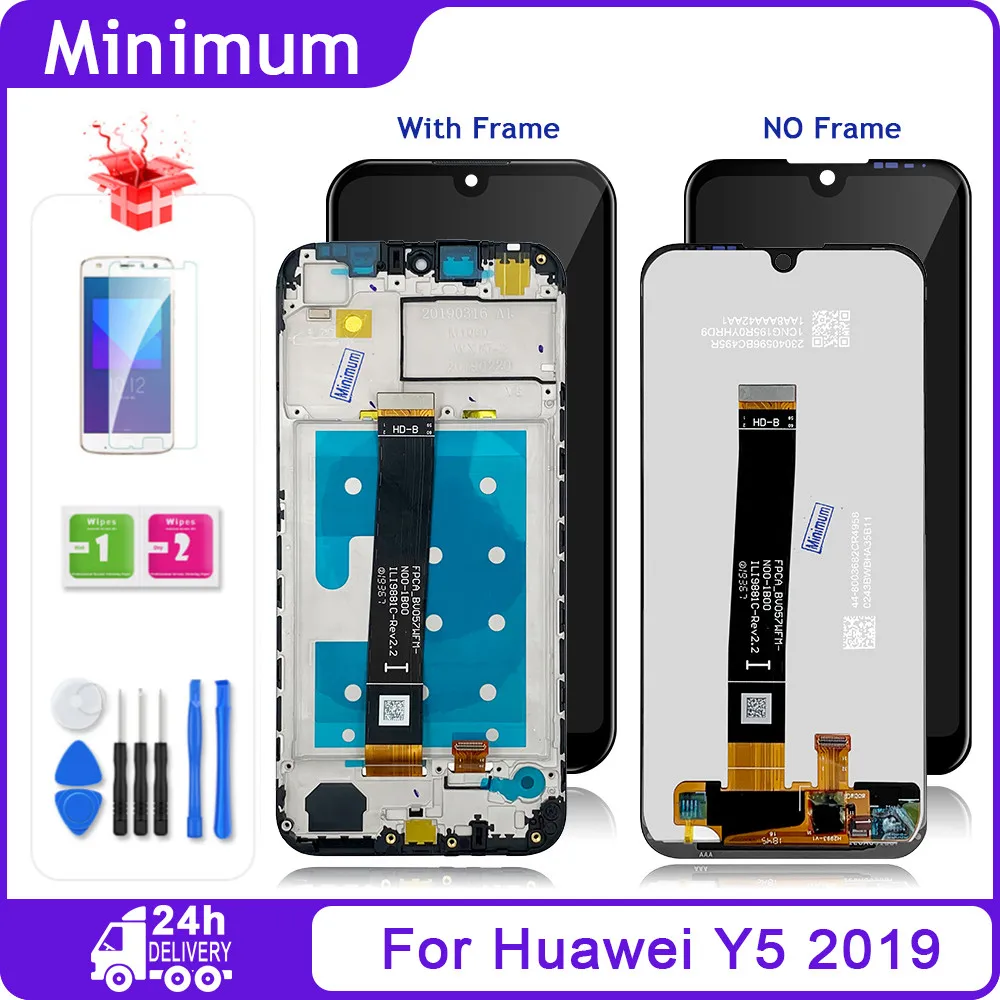 

ML1, 2022 дюйма, для Huawei Y5, 5,71 дюйма, Φ, ЖК-дисплей, сенсорный экран, дигитайзер в сборе для Honor 8s