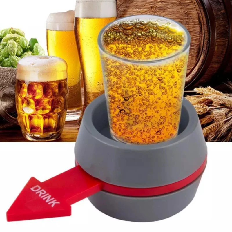 

Portable Spin the Drinking Game Shot Gl Spinner for Home Party Supplies