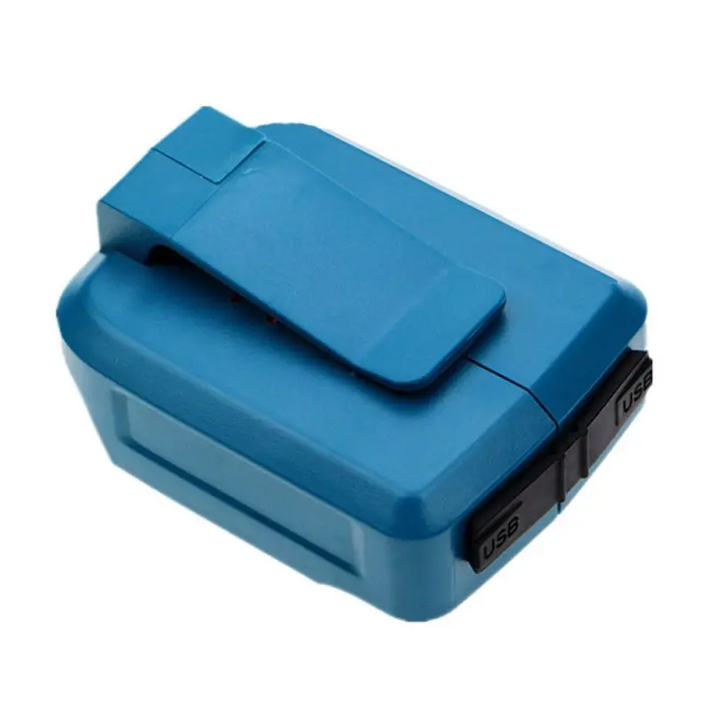 USB зарядное устройство адаптер конвертер для MAKITA ADP05 14-18 в литий-ионный аккумулятор M0XD - Цвет: Синий