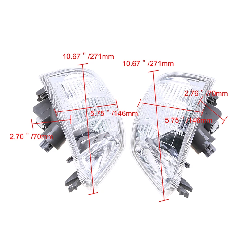 Передние и нижние Противотуманные фары POSSBAY корпус для Nissan X Trail T30 прозрачная