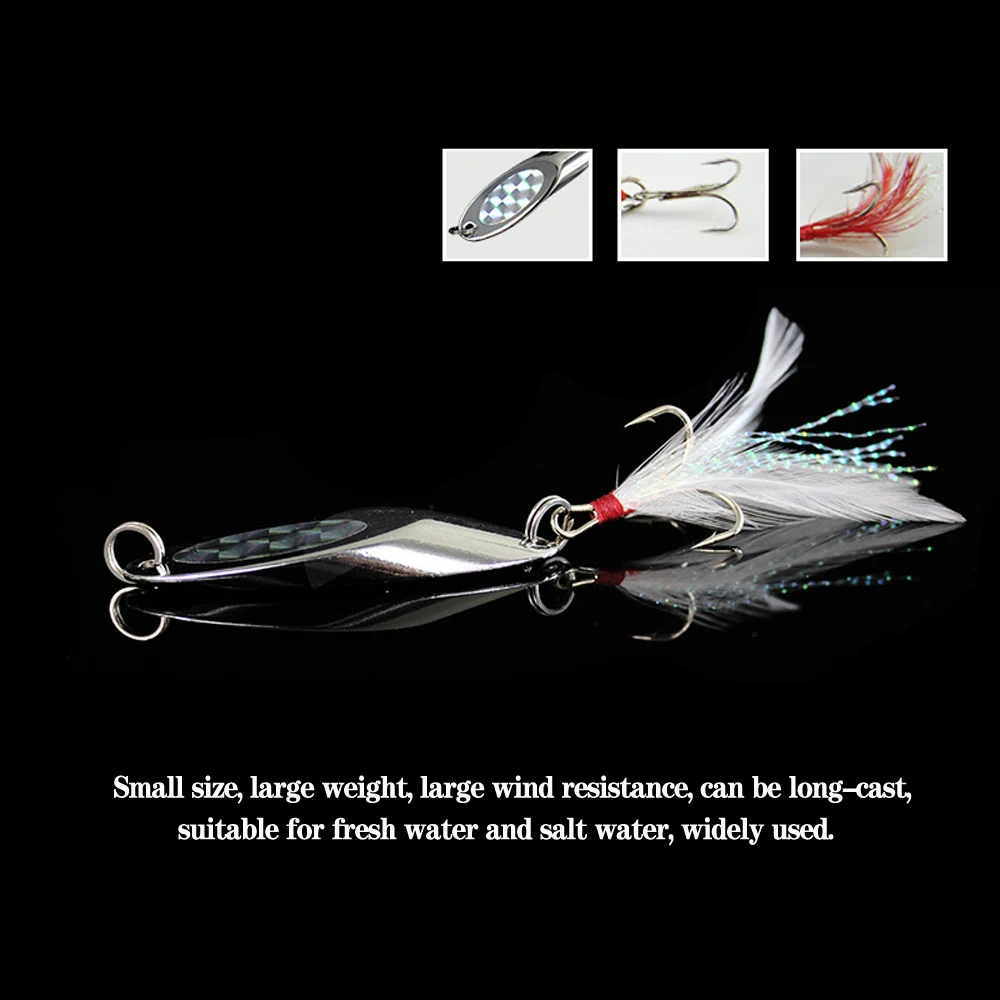 Блесна рыболовная металлическая с блестками и тройным крючком 28 г 32 40 50 1 шт./лот |