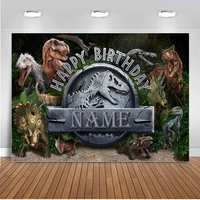 jurassic park world dinosaur backdrop for photography baby birthday party backdrop customize backgrounds for photo studio