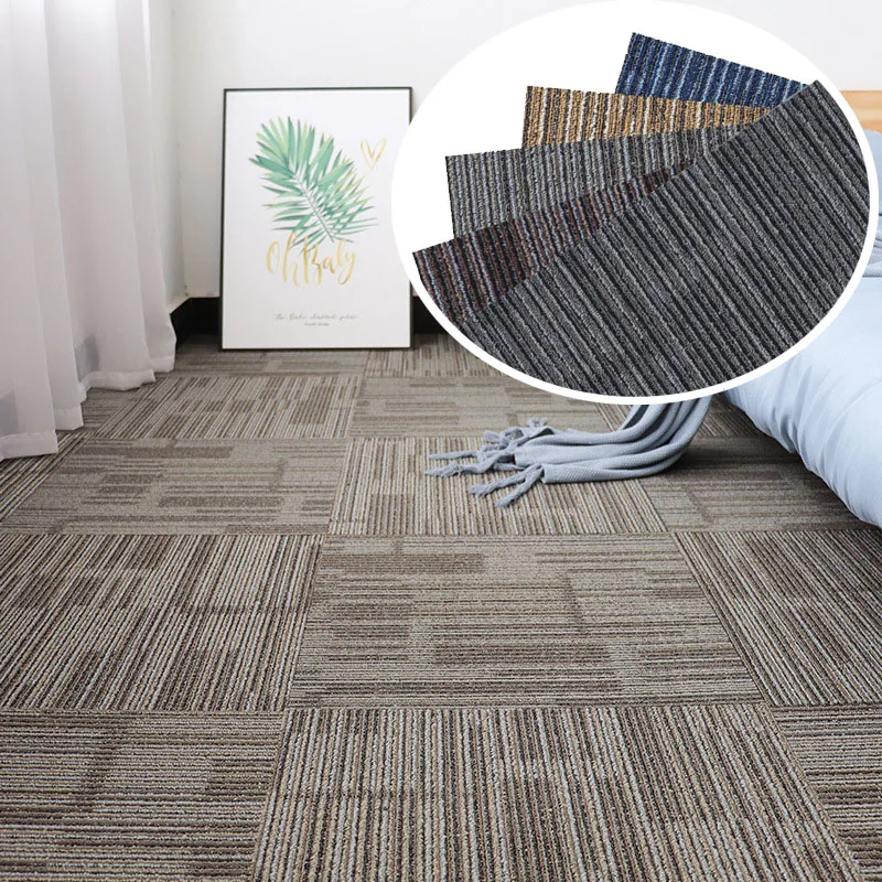 

50*50cm Square Carpets for Living Room Bedroom Splicing Office Thicken Soft Modern Area Rugs Baby Crawing Mat