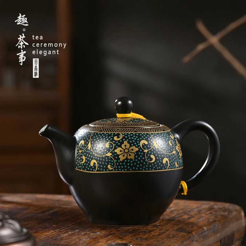

Китайский ретро керамика небольшие подарки простой Gongfu Жасмин самовар аксессуары для чайника Juego De Te Кухня продукты BF50TP