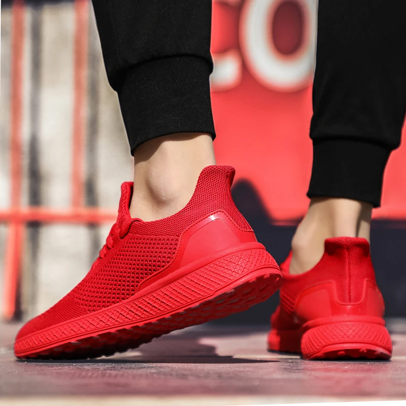 

Light Weight Running Shoes For Men 2020 Spring Autumn Black Comfortable Anti Slip Male Shoes Outdoor Walking Sneakers Men