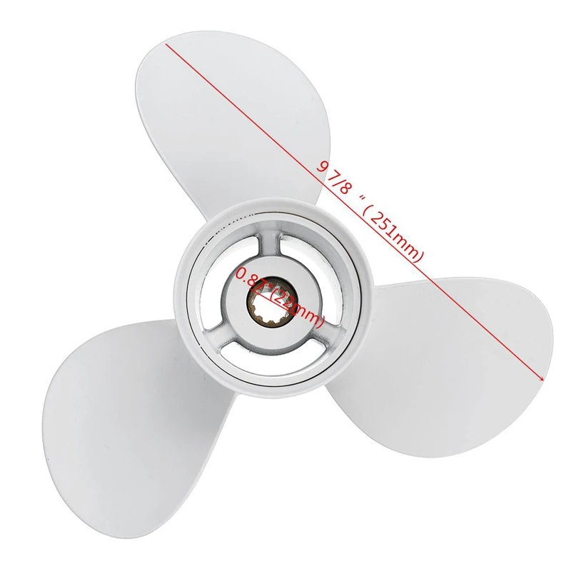 664-45952-00-EL Marine Boat Outboard Propeller 9 7/8 x 14 for Yamaha 40-60HP | Автомобили и мотоциклы