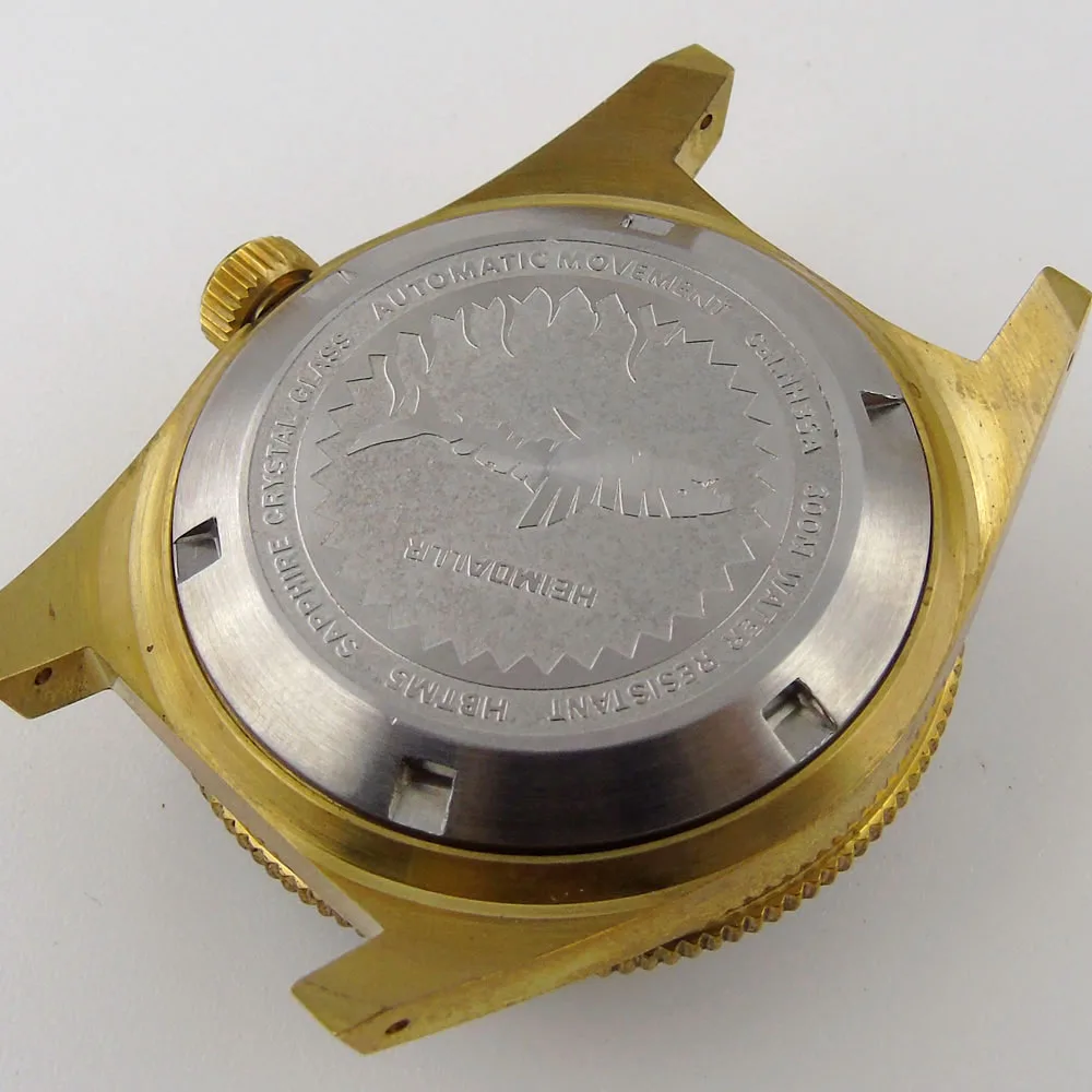 Тандорио 62MAS настоящая твердая бронзовая сталь 41 мм Корпус для часов с