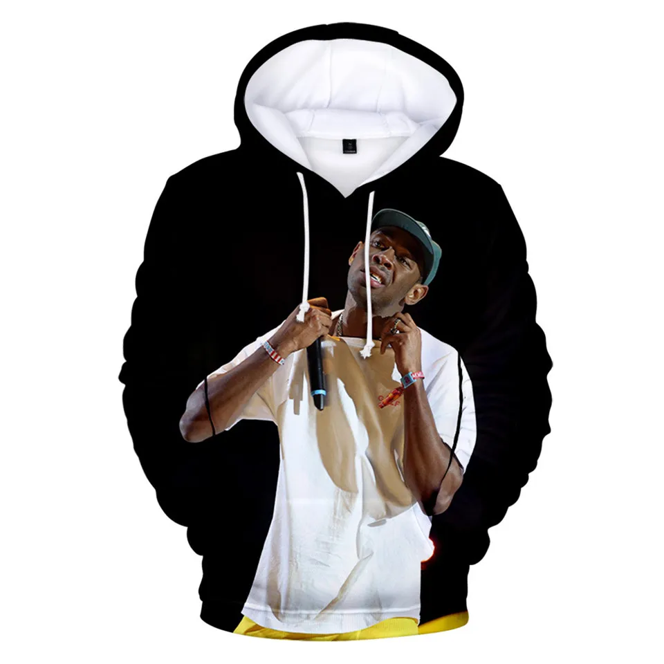 

Толстовка Мужская/женская с капюшоном, свитшот с 3D принтом Тайлера в стиле Харадзюку, Модный пуловер в стиле хип-хоп, свитшот, высокого качес...