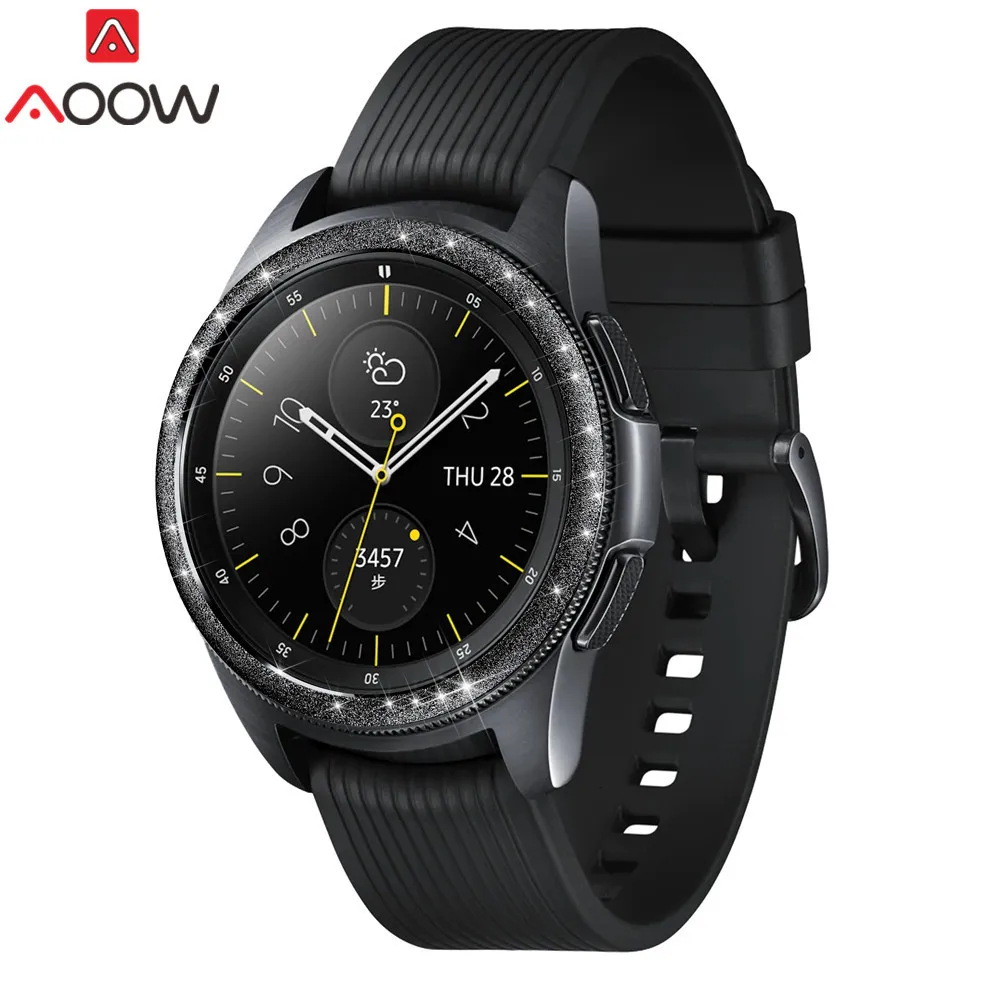 Ободок кольцо стиль для samsung Galaxy Watch 42 мм/шестерни Спорт клейкая крышка против царапин Нержавеющая сталь защита аксессуары
