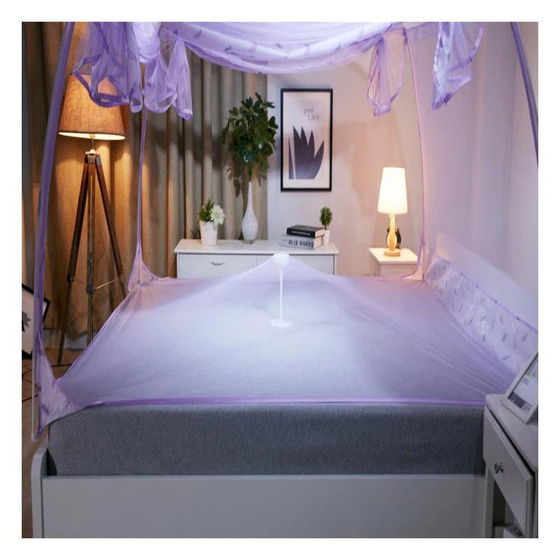 Летняя Складная трехдверная сетка кровать насекомого монгольская юрта