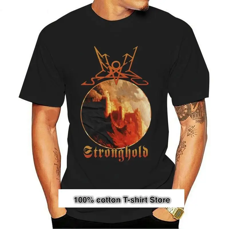 

Summoning-strongold-Camiseta de S-3XL para hombre, camisa negra de metal, Hip Hop, ropa de marca, novedad, 2018