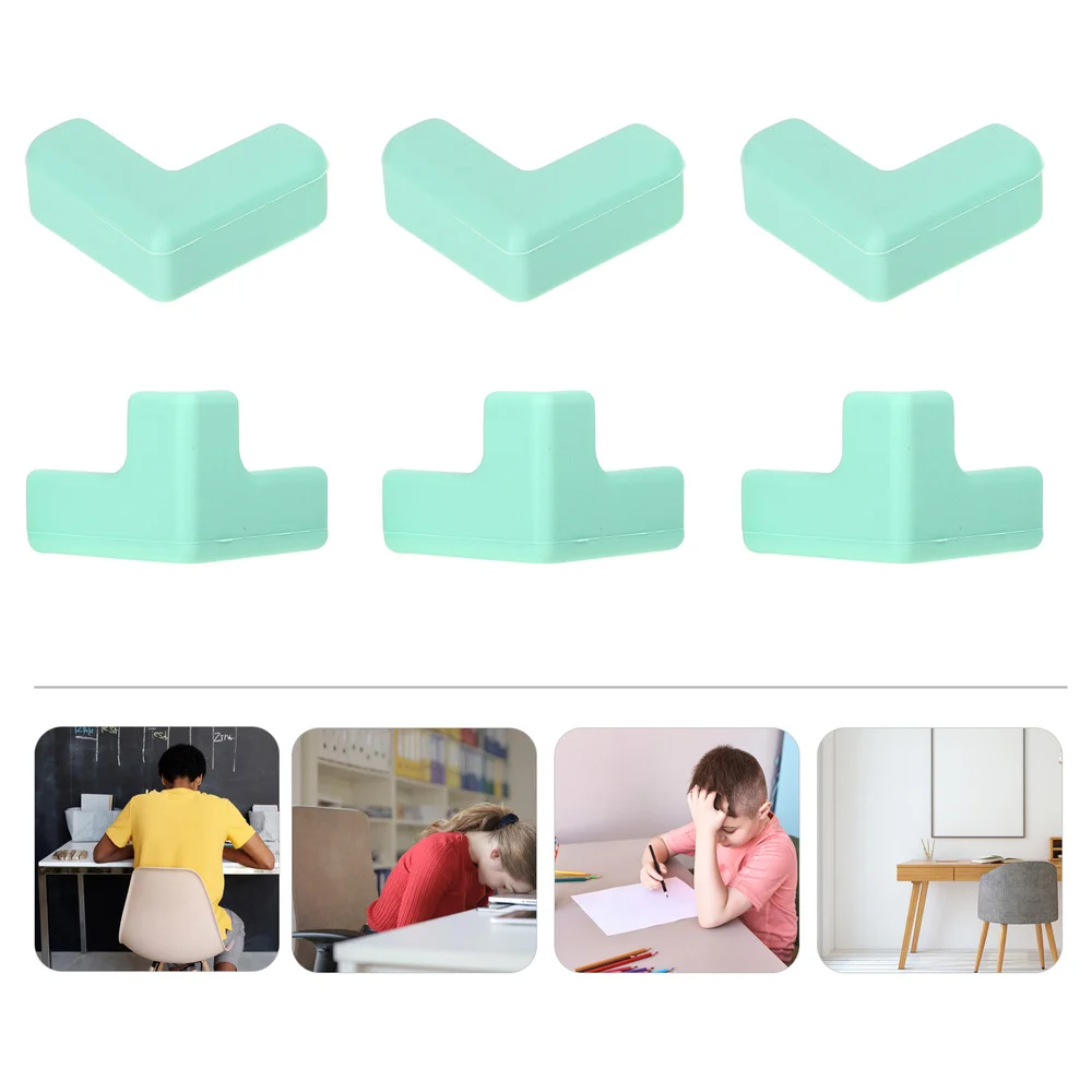 

6pcs Household Corner Guard Silicone Corner Protector Baby Proofing Corner