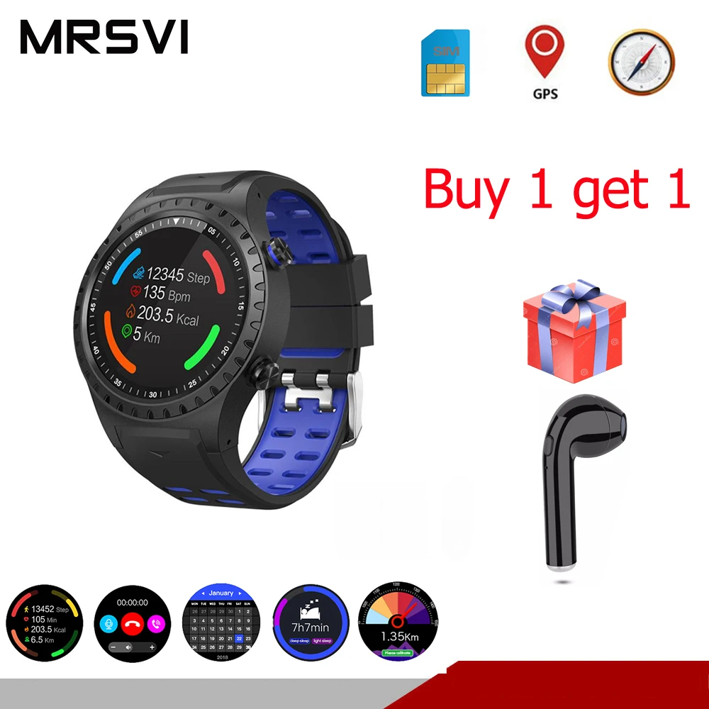 Умные часы M1, gps, поддержка Bluetooth, с функцией вызова, с sim-картой, IP67, водонепроницаемые, пульсометр, длительное время работы в режиме ожидания, умные часы, спортивные