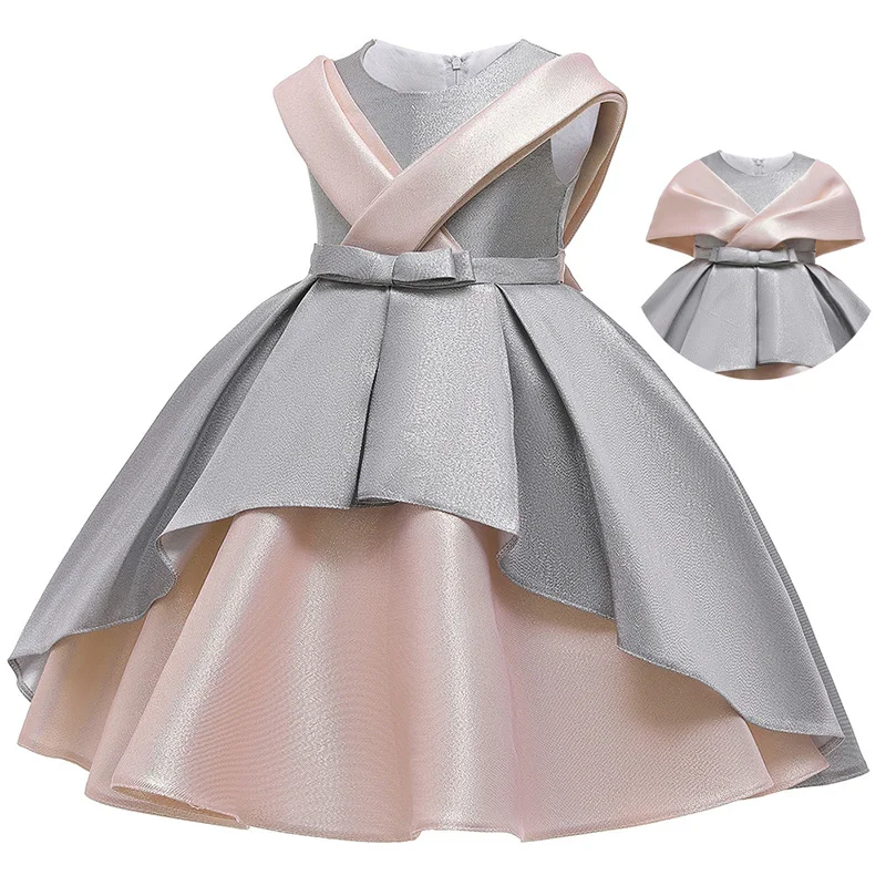 

Girls Dress Summer Splicing Kids Princess Dress Dresses For Girls Elegant Birthday Party Ball Gown Children Clothing 3 8 10 Year