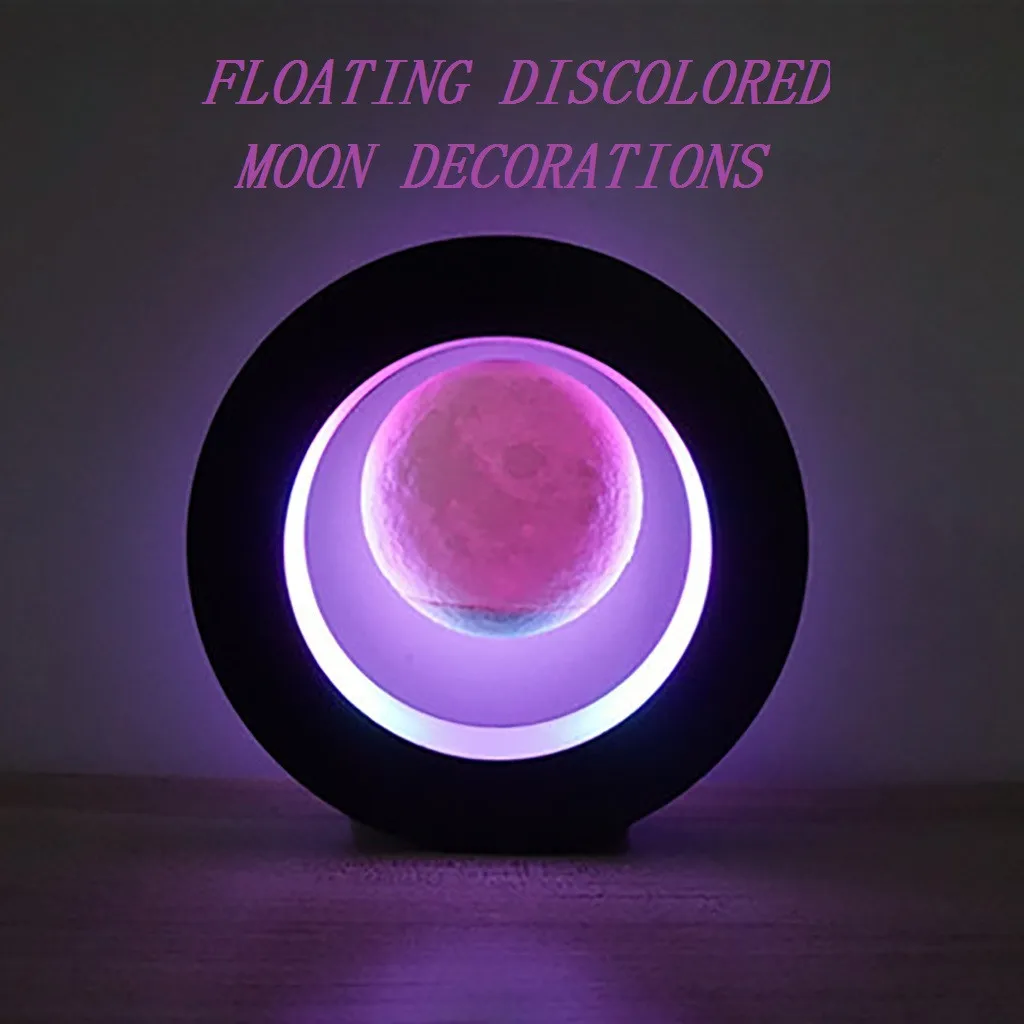 Детский Круглый Магнитный левитационный лунный трехдюймовый светящийся