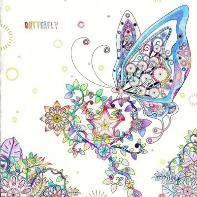 Модная волшебная книга для раскрашивания с фантастическими животными детей и