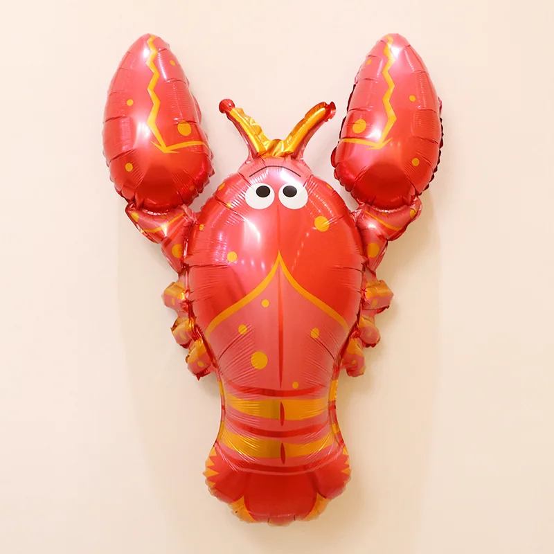 Морской Мир Рыбы Осьминог Акула фольги Воздушные шары День рождения украшения