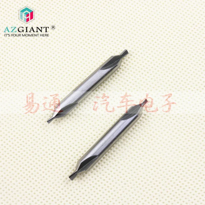 1.5-2.5mm Titanium-plated spiral groove center drill Double-head vertical milling bit Length 44.5MM diameter 6MM | Автомобили и