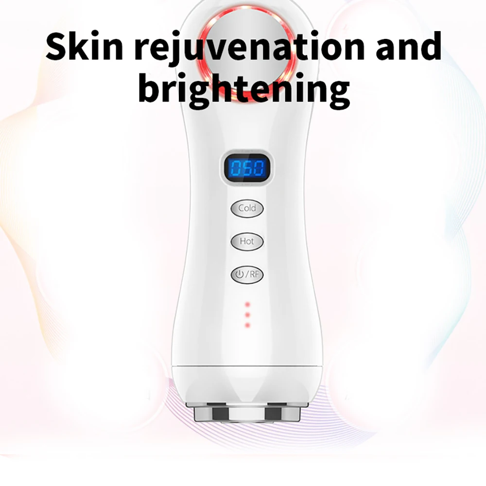 

Facial Vibration Massage Rejuvenation Iontophoresis Radio Frequency Photon Cold And Hot Compress Ice Hammer Beauty Instrument