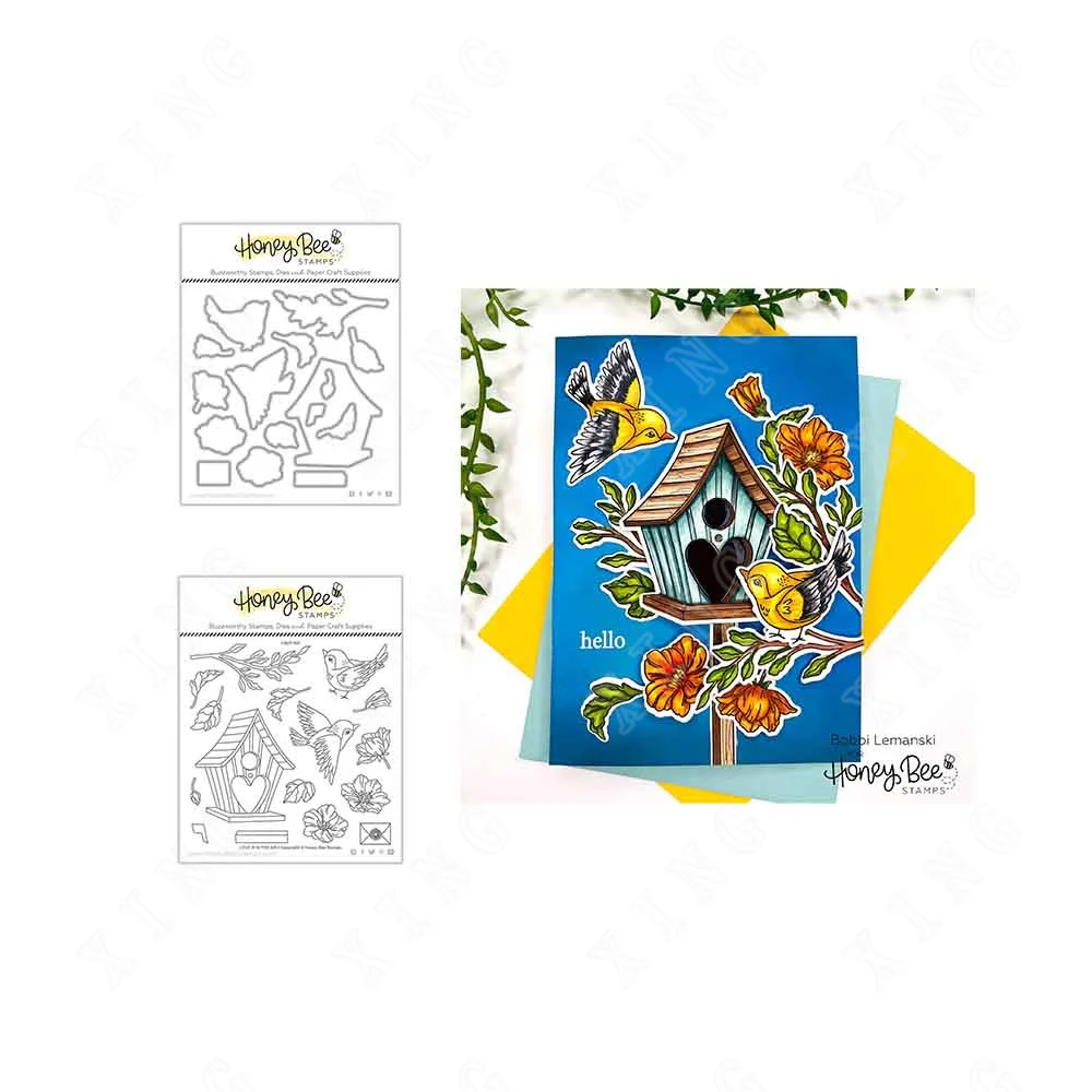 

New Arrival Love is in the Air Metal Cutting Dies and Stamps Diy Scrapbooking Card Paper Cards Handmade Album Stamps Moulds