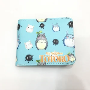Anime My Neighbor Totoro Cartoon Wallet Men Fashion Short Purse With Card Holder Coin Pocket Gift Unisex