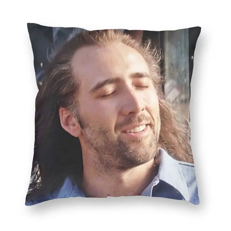 

Fashion Nicolas Cage Throw Pillow Cover Decoration Custom Cushion Cover 45x45 Pillowcover for Sofa