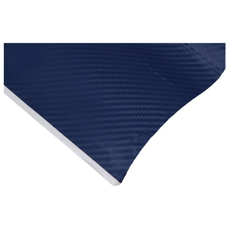 

50*127cm 3D Carbon Fiber Vinyl Car Wrap Sheet Roll Film Sticker Decal Blue
