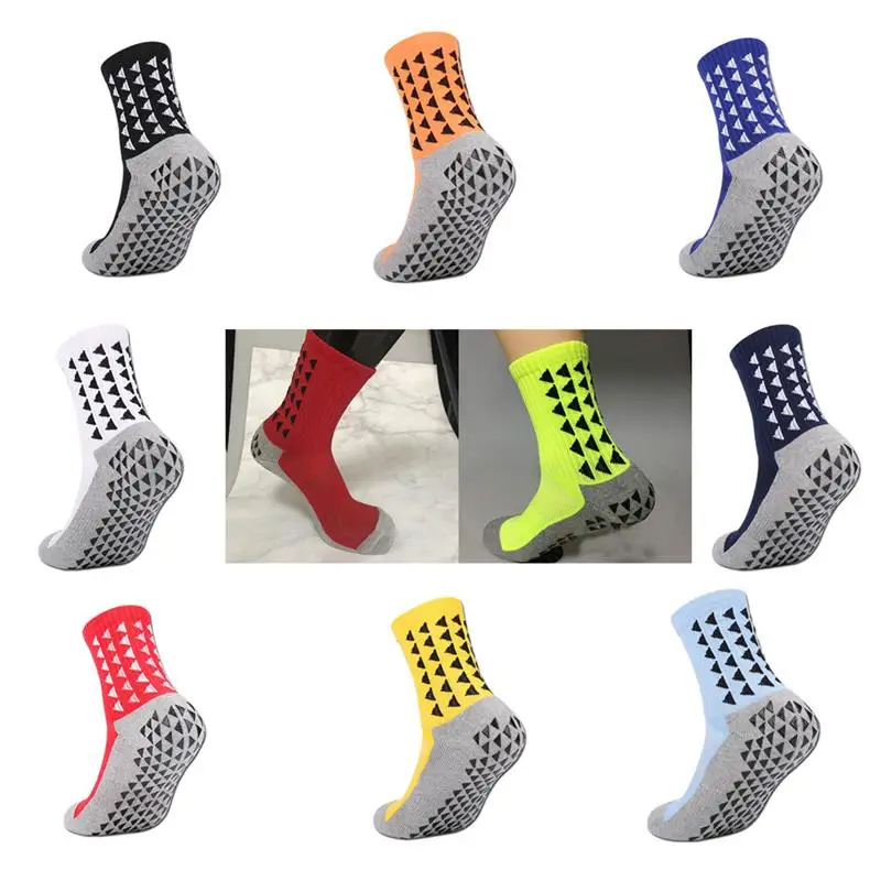 Противоскользящие футбольные носки унисекс взрослые больничные домашние