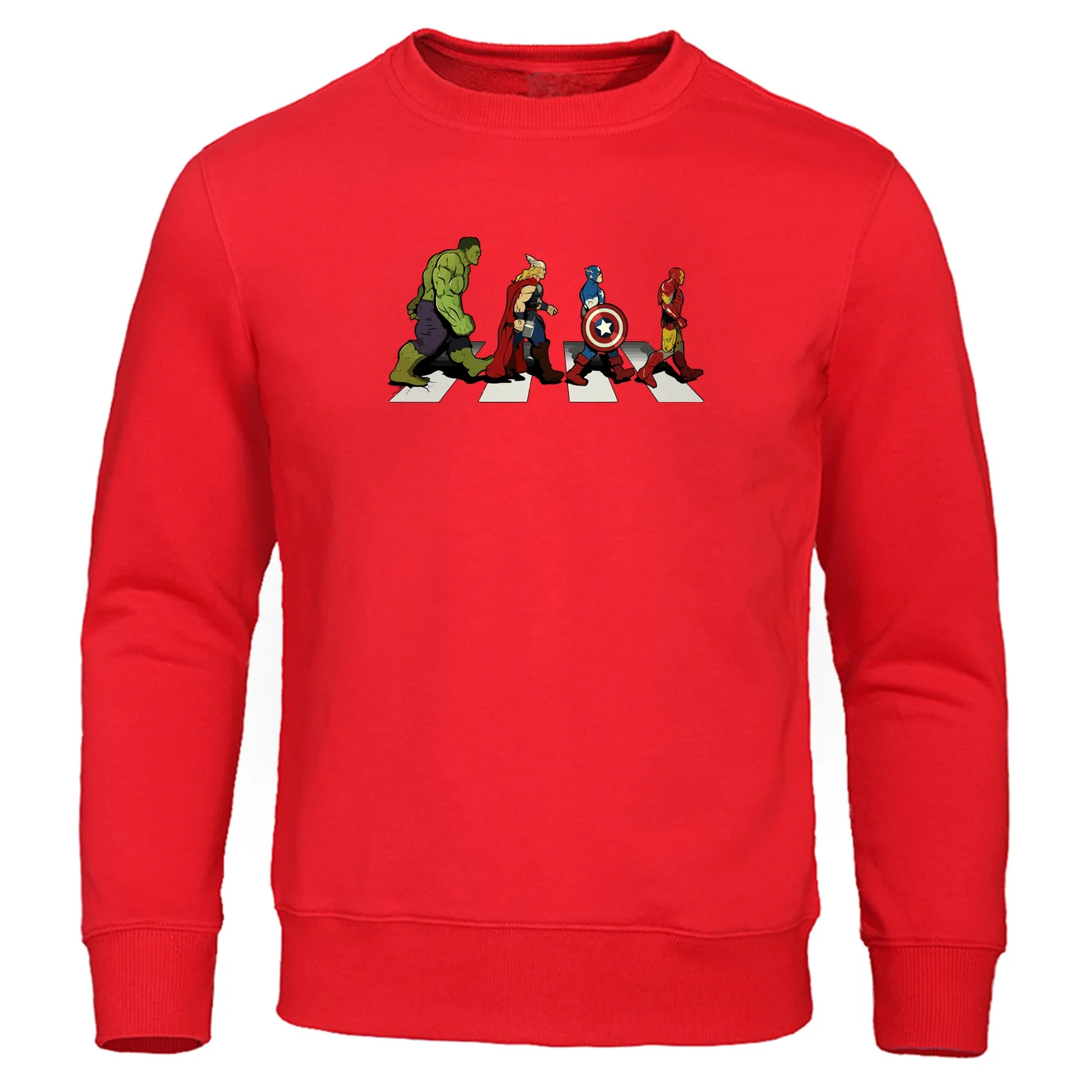 2020 осень зима мужские толстовки Мстители дорожный супергерой дизайн Топы