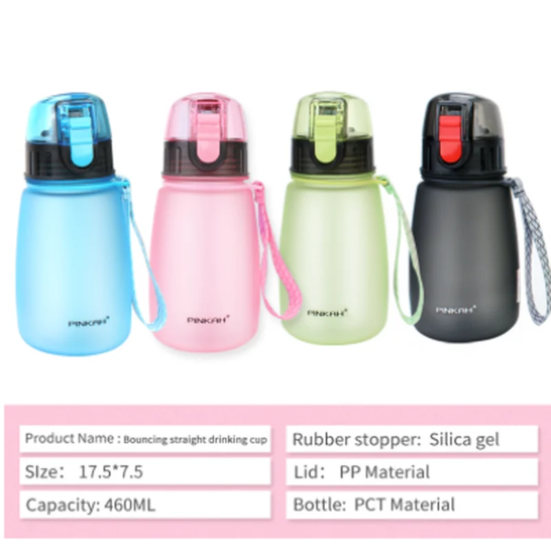 

2020 Creative Space Plastic Water Bottle Portable Leakproof BPA Free Sports Bottle Mini Cute Children Water Cup