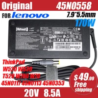original 20v 8 5a 170w 7 95 5mm laptop ac adapter for lenovo thinkpad w520 w530 t520 w700 w70 45n0117 45n0113 45n0353 42t5284