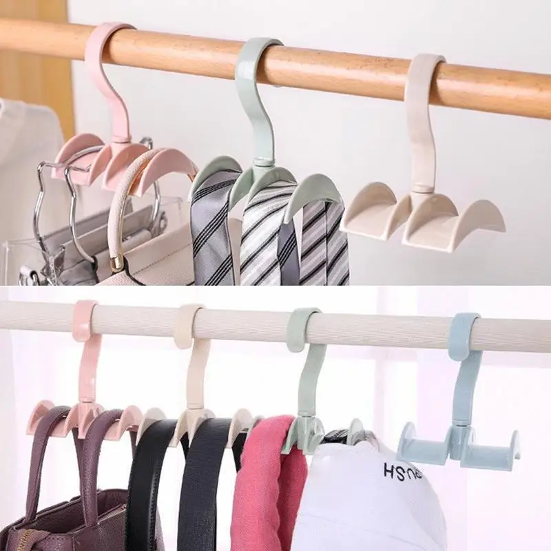 1 шт. Многофункциональный галстук бабочка удобно вешать на сумка Пластик шкаф