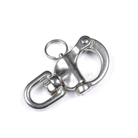 boat anchor chain eye shackle swivel eye snap shackle quick release bail rigging sailing boat marine stainless steel clip
