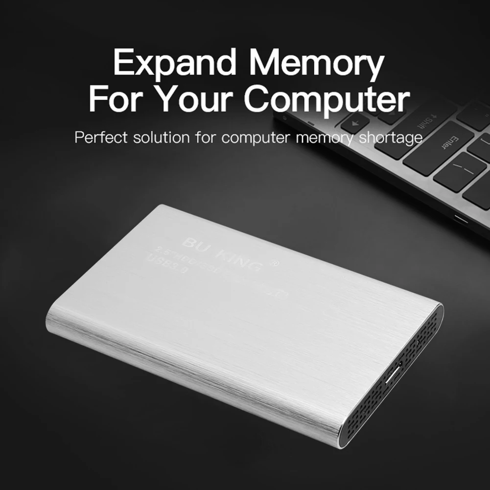 Портативный внешний жесткий диск USB 3 0 2 5 дюйма HHD алюминиевый корпус с