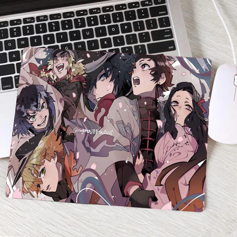 XGZ Kimetsu No Yaiba Аниме Коврик для мыши игровой коврик без блокировки края геймер