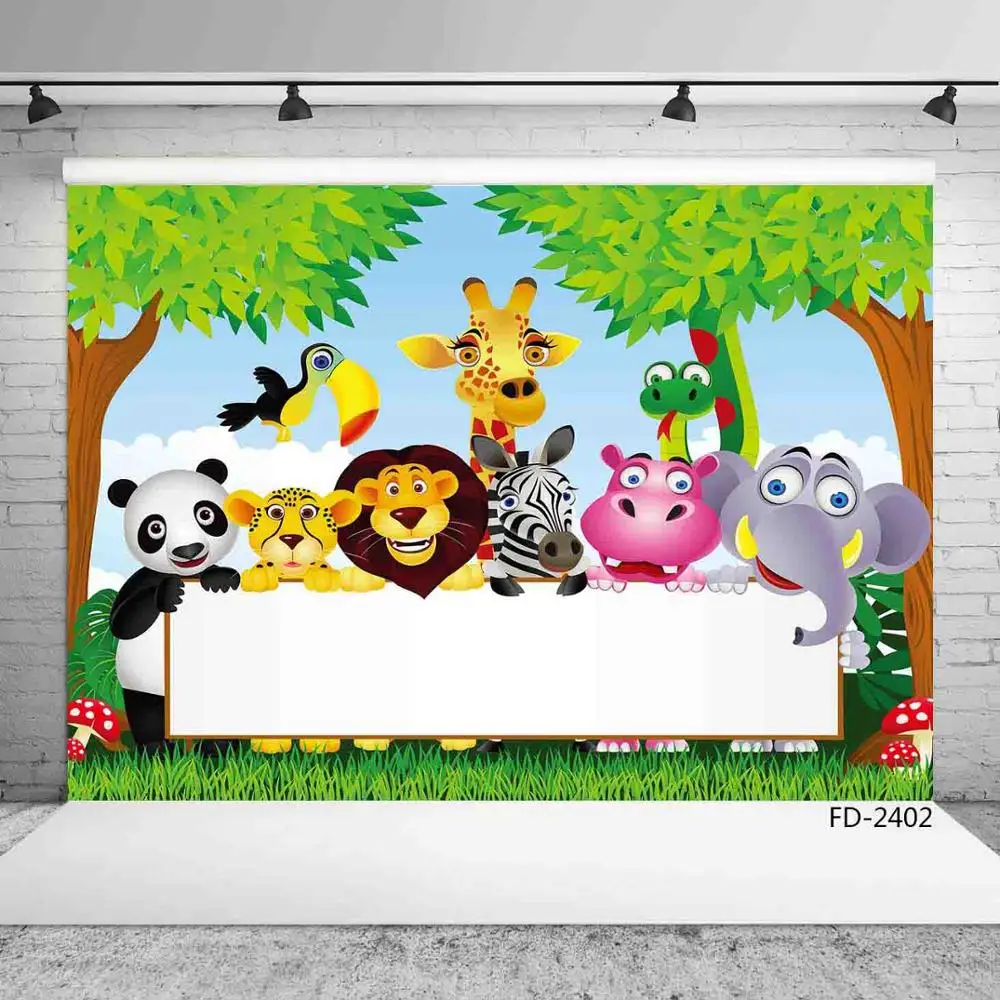 

ZHISUXI Vinyl Custom Photography Prop Children and Happy birthday theme Photo Studio Background NY2-626354